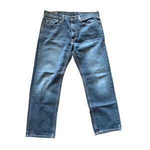 Levi 505 Strauss 36x30 men’s classic blue jeans 100% cotton